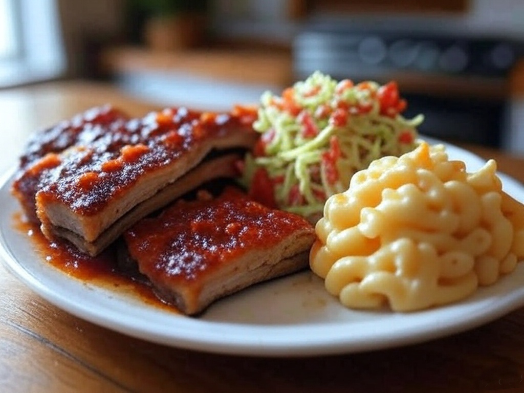 Costillas con Salsa de La Casa